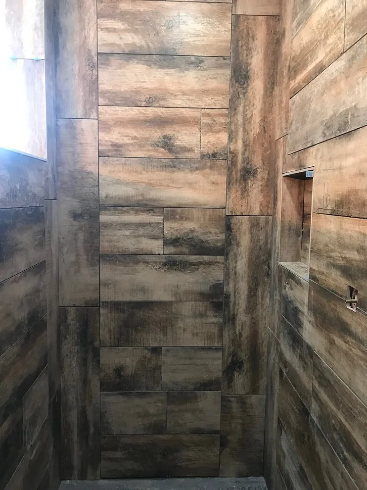 Renovated Primary Bathroom Shower by B & W Designer Tile - Photo 5