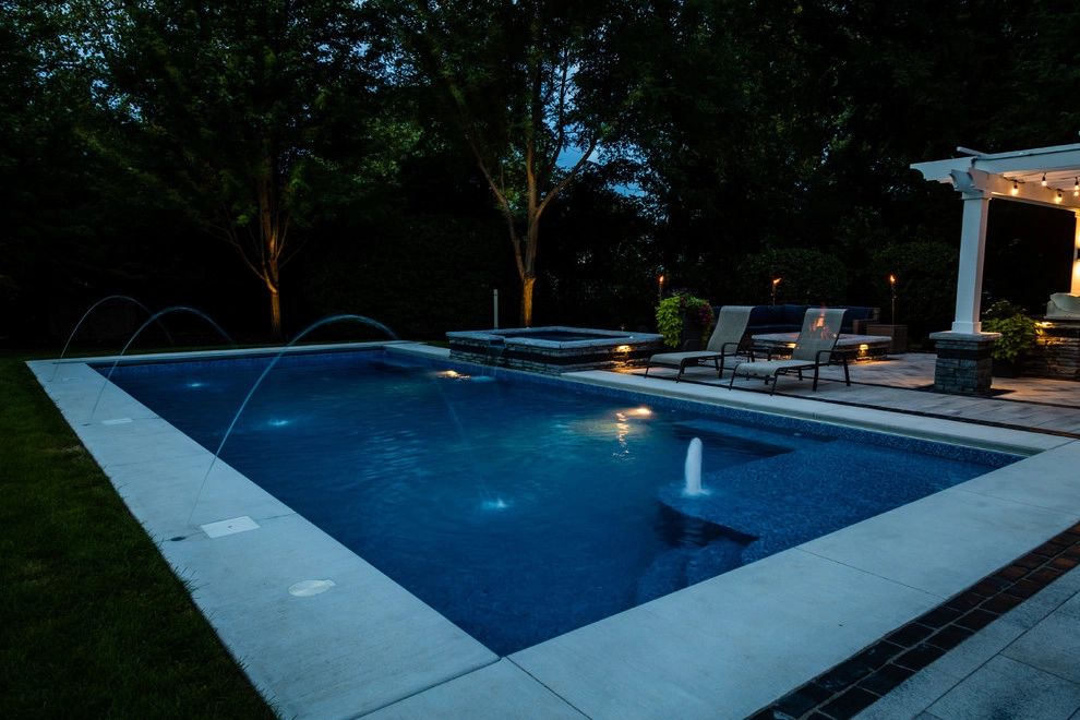 Modern Pool Design by Bruss Landscaping, Inc. - Photo 8