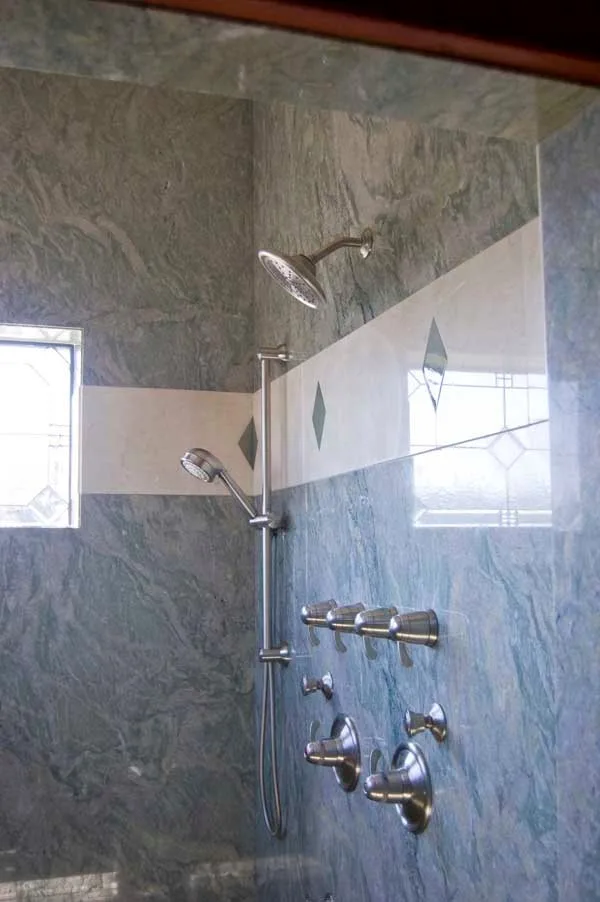 Costa Esmeralda Shower Surface by American Marble & Granite - Photo 2