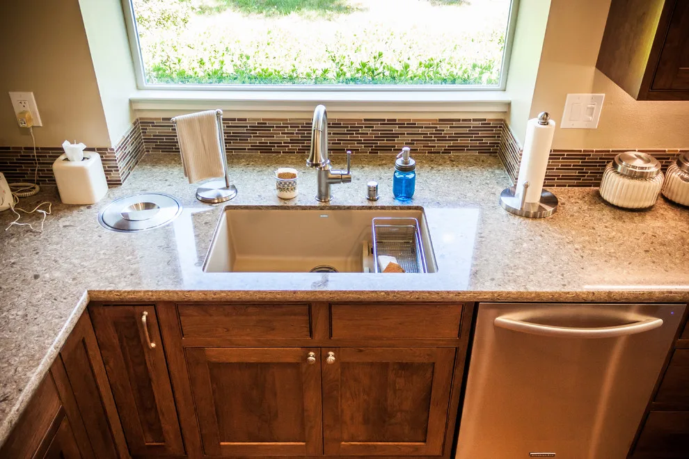 Crystal Cabinet Works - Swan Kitchen Renovation by Surface Art Countertops - Photo 27