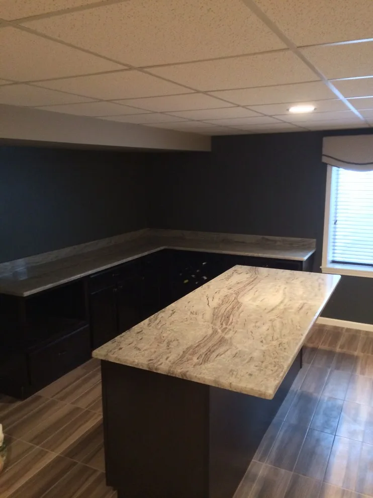 Espresso Cabinets with White River Granite by Factory Plaza Inc - Photo 3