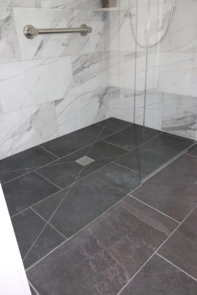 22nd Street - Two Bathroom Renovation by Nelson Tile And Stone - Photo 2