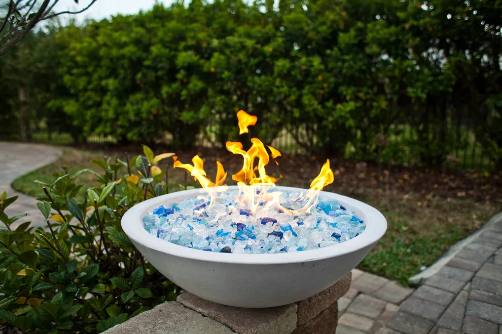 Crafted Fire and Water Bowls by Concrete Commander - Photo 18