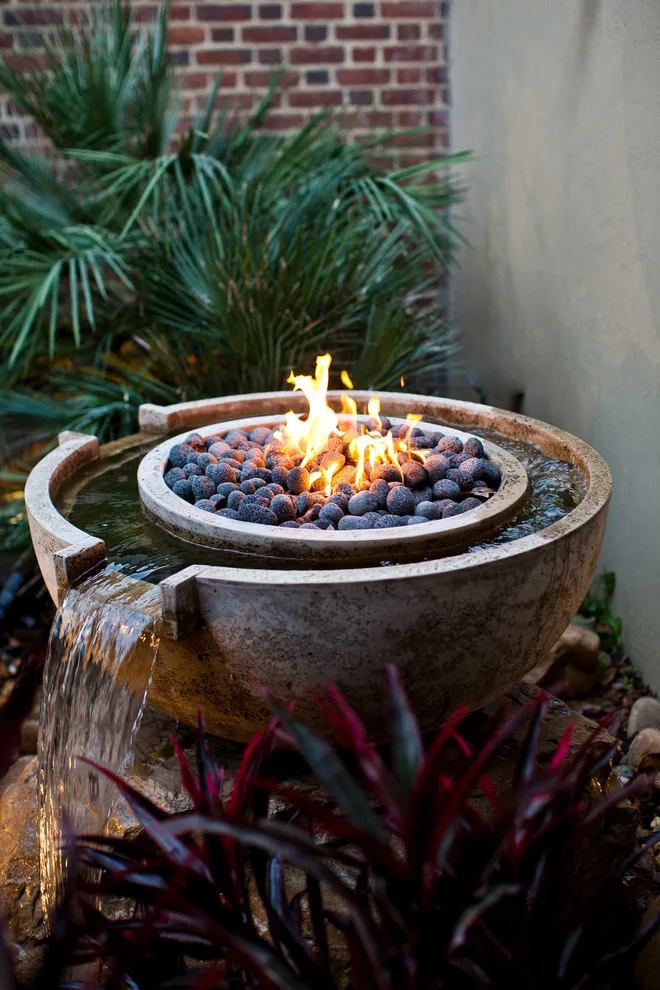 Crafted Fire and Water Bowls by Concrete Commander - Photo 4