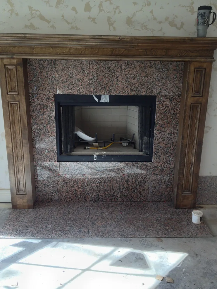 Fireplace Installation by B & W Designer Tile - Photo 4