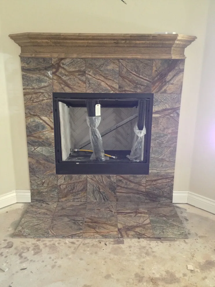 Fireplace Installation by B & W Designer Tile - Photo 3