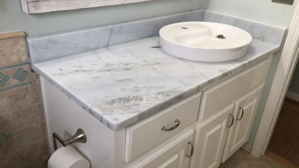 Blue Light Dolomite Bathroom Countertops by Paradise Granite LLC - Photo 2