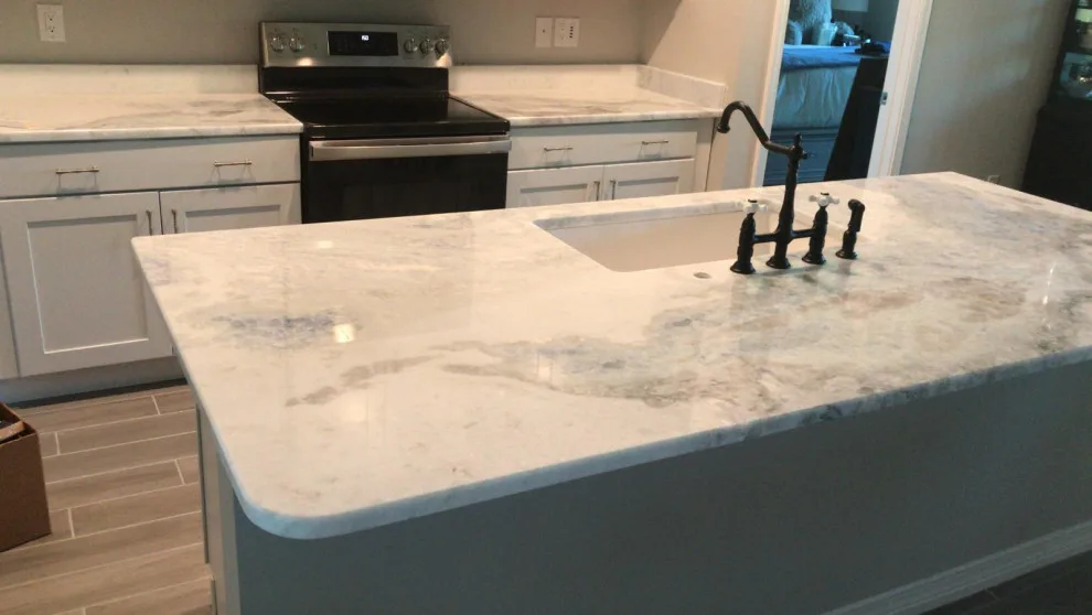 Blue Light Dolomite Kitchen Surfaces by Paradise Granite LLC - Photo 2