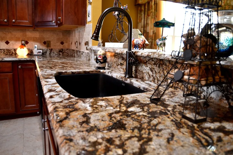 Contemporary Kitchen Design for Hilton Head Prestige by Prestige Stone & Tile - Photo 7