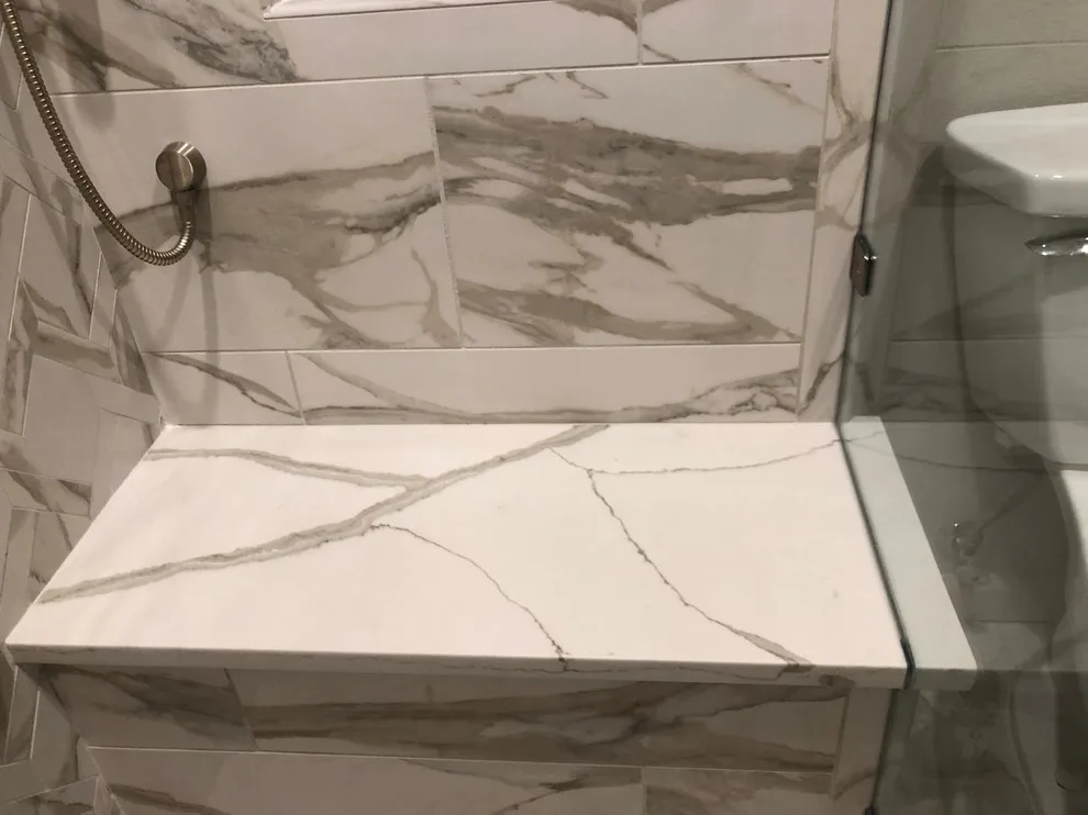 Bluffton Modern Bathroom Renovation in Custom Home by Prestige Stone & Tile - Photo 12