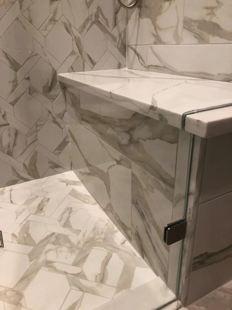 Bluffton Modern Bathroom Renovation in Custom Home by Prestige Stone & Tile - Photo 8