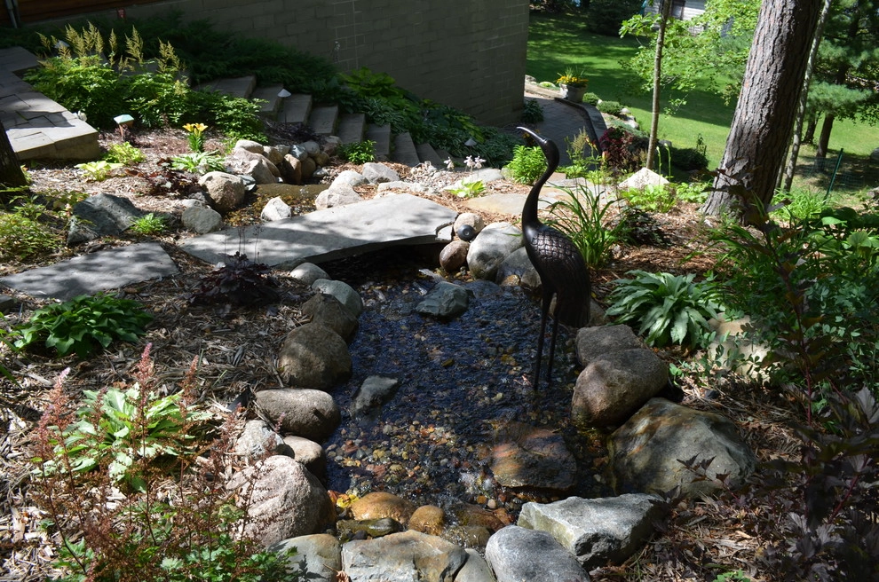 Waterfall with fairy garden by Landsburg Landscape Nursery - Photo 14