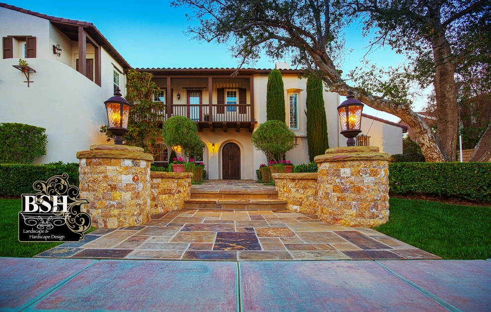 Spanish Mediterranean Landscape Architecture by BSH Landscape And Hardscape Design - Photo 4