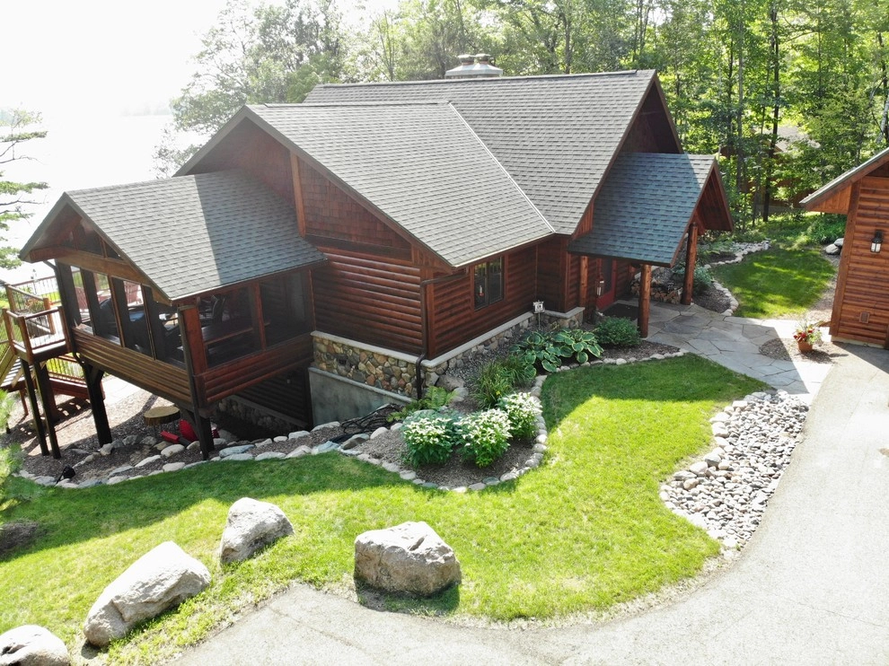 Flagstone patio, retaining wall and rain garden by Landsburg Landscape Nursery - Photo 12