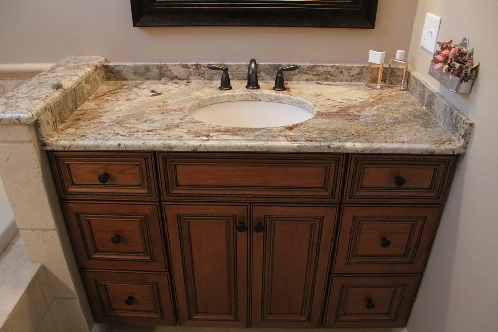 Elegant Bathroom Vanity Surfaces by Merlino Marble And Granite - Photo 9