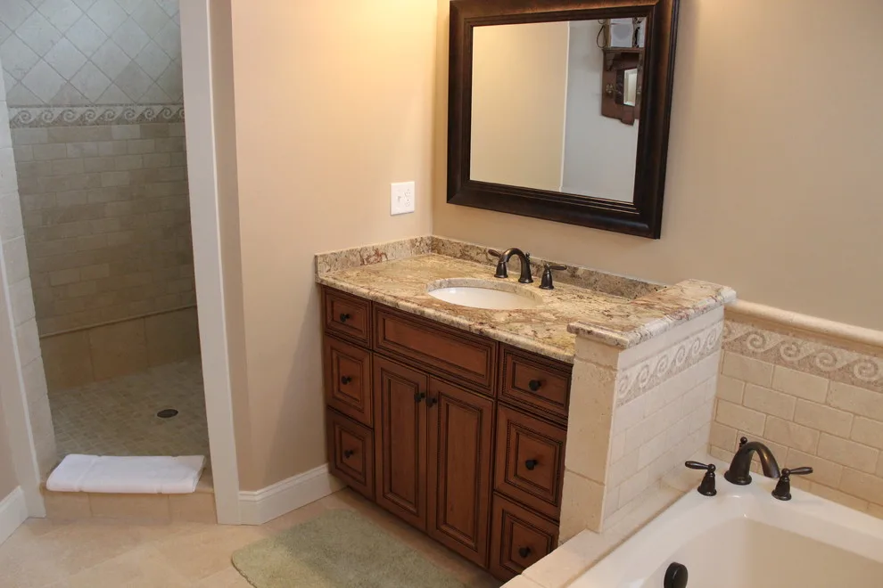 Elegant Bathroom Vanity Surfaces by Merlino Marble And Granite - Photo 12