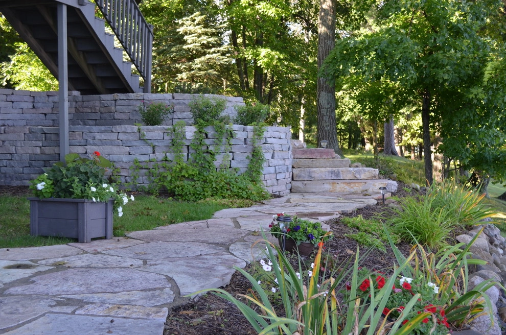 Flagstone patio, steps and walkway by Landsburg Landscape Nursery - Photo 3