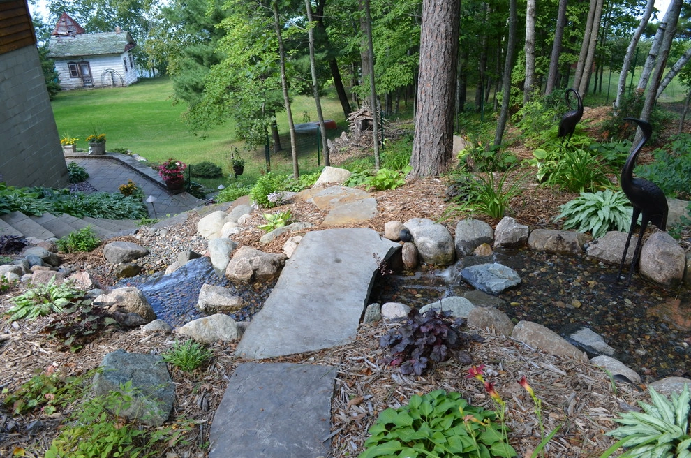 Waterfall with fairy garden by Landsburg Landscape Nursery - Photo 4
