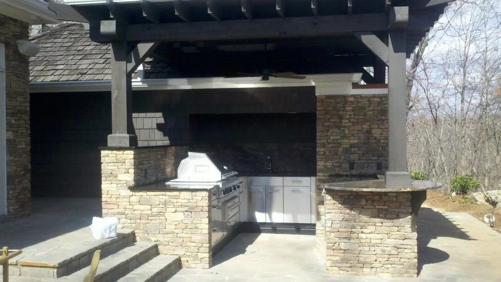 Stunning Outdoor Kitchen by Custom Granite Interior - Photo 2