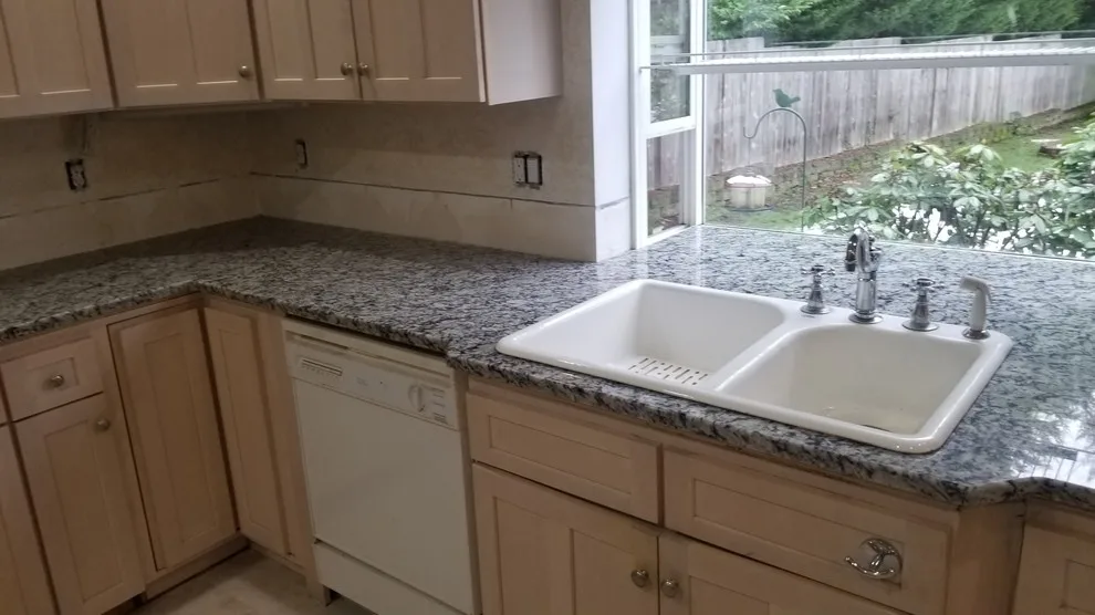 Frosted Bianco Granite Countertops by Tops Solid Surface - Photo 5