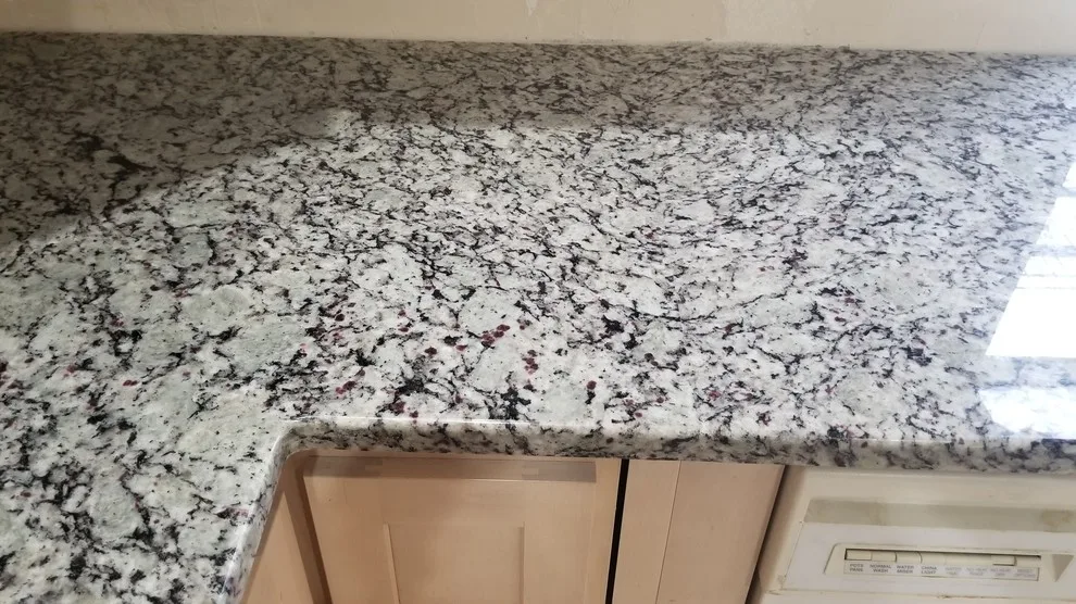 Frosted Bianco Granite Countertops by Tops Solid Surface - Photo 8