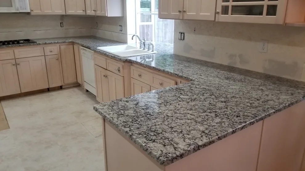 Frosted Bianco Granite Countertops by Tops Solid Surface - Photo 12