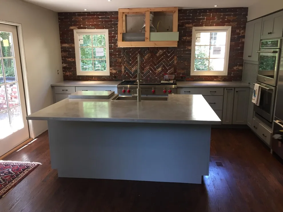 Williamsburg Circle Transitional Cooking Space by Birmingham Concrete Design, Inc - Photo 6