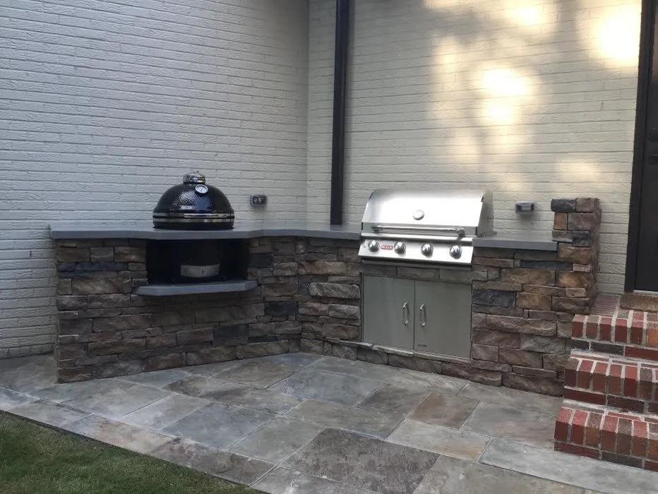 Outdoor Kitchen at English Village by Birmingham Concrete Design, Inc - Photo 3