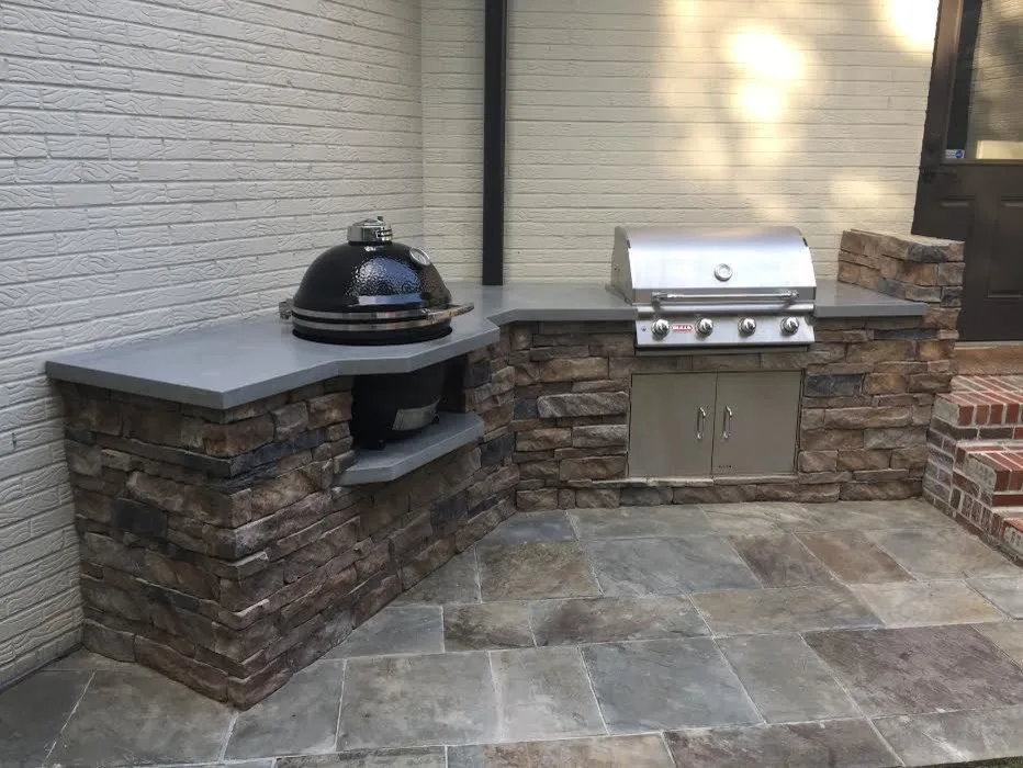 Outdoor Kitchen at English Village by Birmingham Concrete Design, Inc - Photo 2