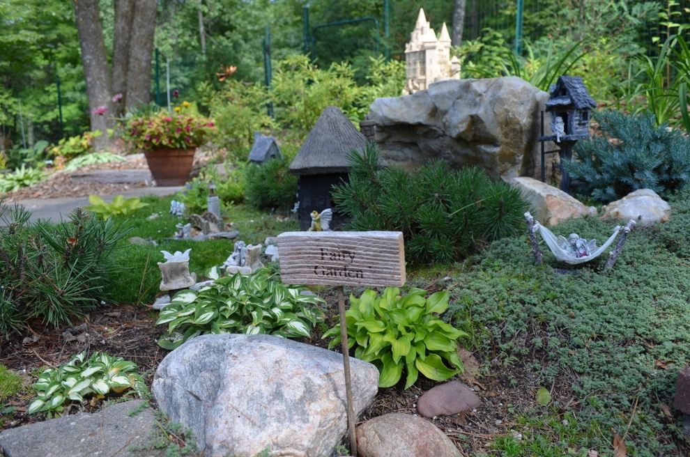Waterfall with fairy garden by Landsburg Landscape Nursery - Photo 11