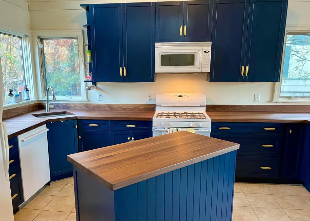 Dark Walnut Countertop and Island by Garden State Soapstone - Photo 4
