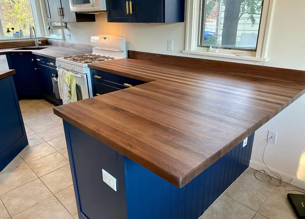 Dark Walnut Countertop and Island by Garden State Soapstone - Photo 5