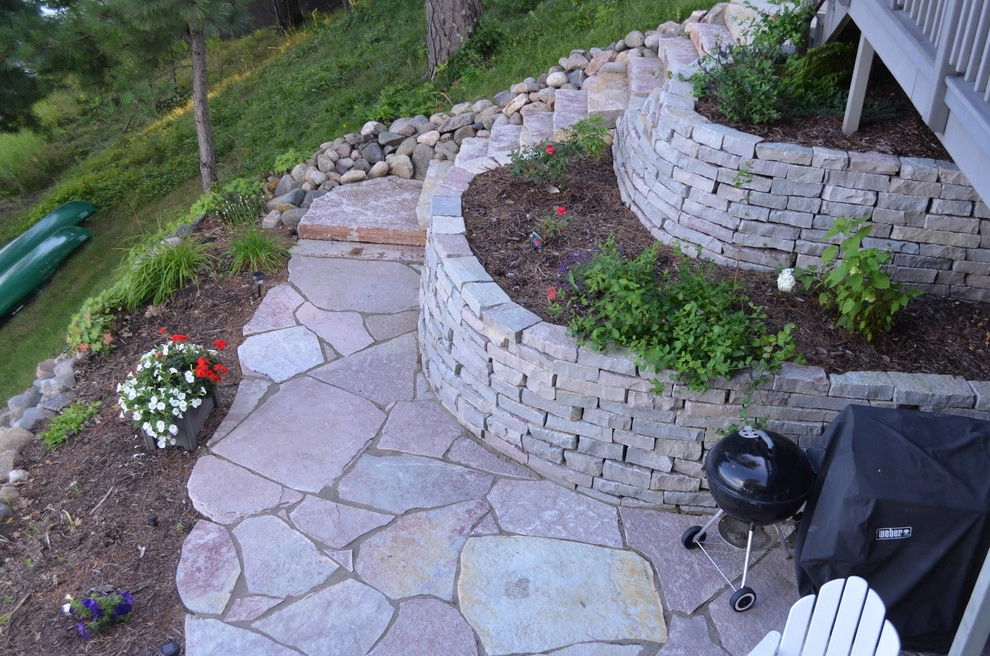 Flagstone patio, steps and walkway by Landsburg Landscape Nursery - Photo 2