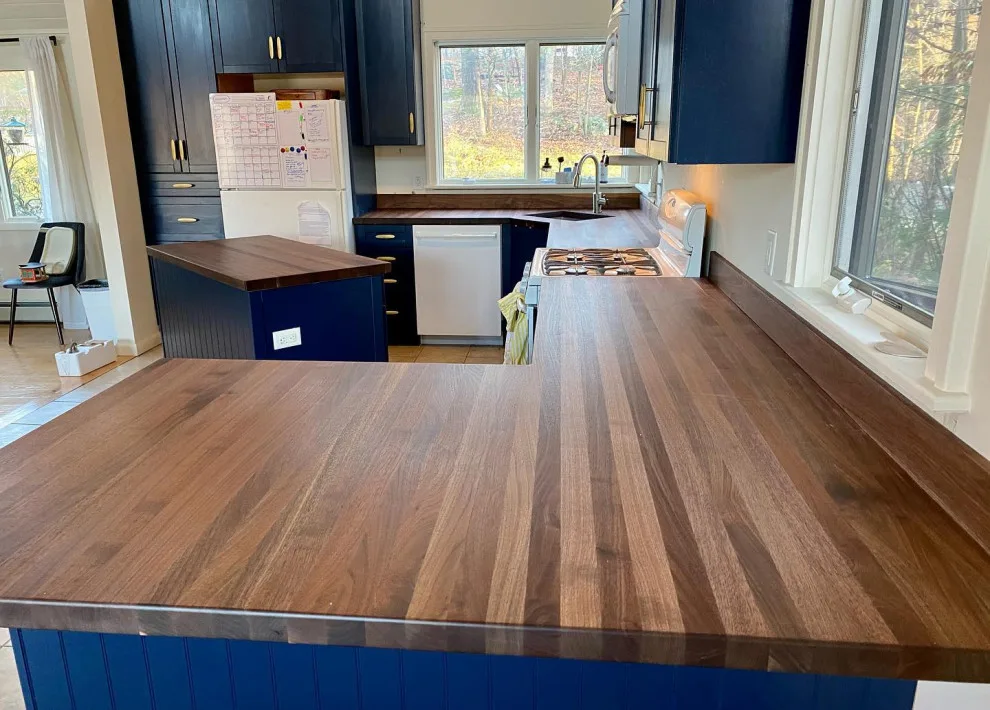 Dark Walnut Countertop and Island by Garden State Soapstone - Photo 6