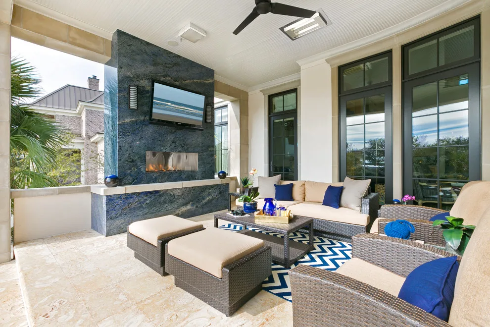 Azure Bahia Hearth by AGM Imports Of Charleston - Photo 2