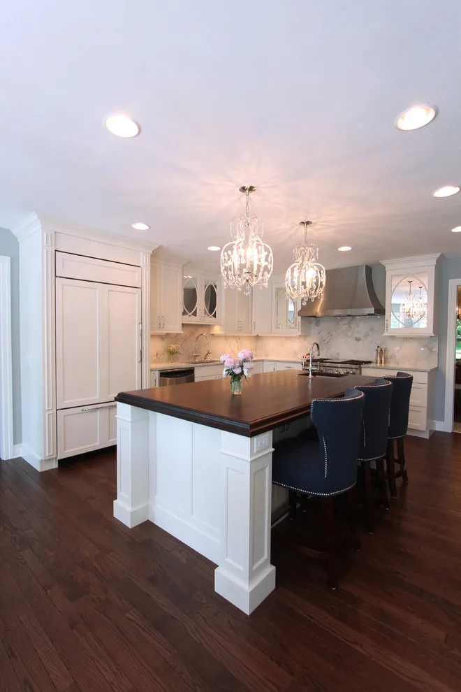 Glamorous Classic White Kitchen by Badger GraniteWerks, Inc. - Photo 2