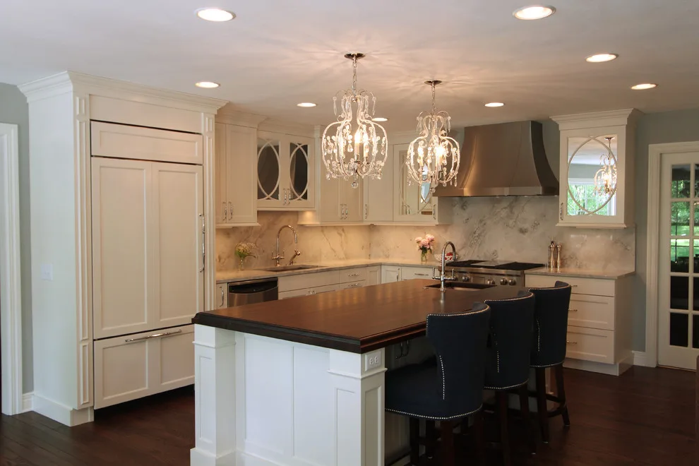 Glamorous Classic White Kitchen by Badger GraniteWerks, Inc. - Photo 5
