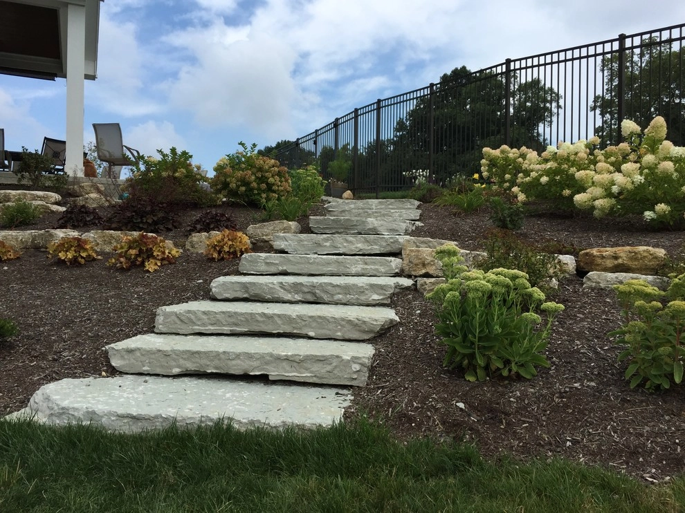 Landscaping/Hardscape on a slope by Buckeye Lawn & Landscaping | Oheil Irrigation Co. - Photo 3