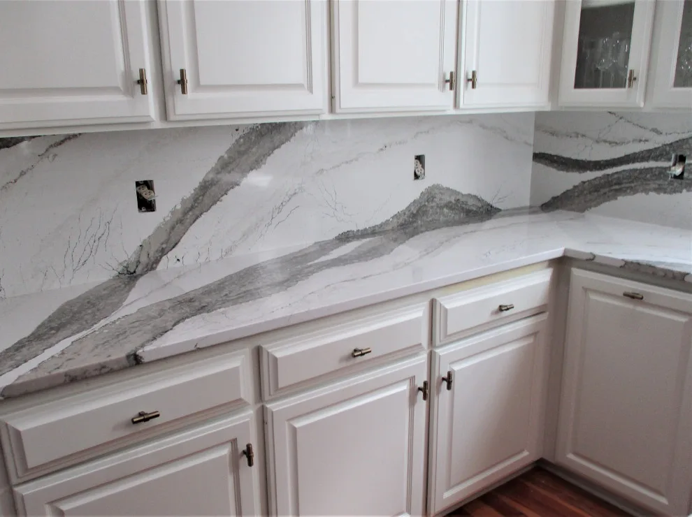 Cambria Countertops and Full-Height Backsplash by Stone Interiors LLC - Photo 3
