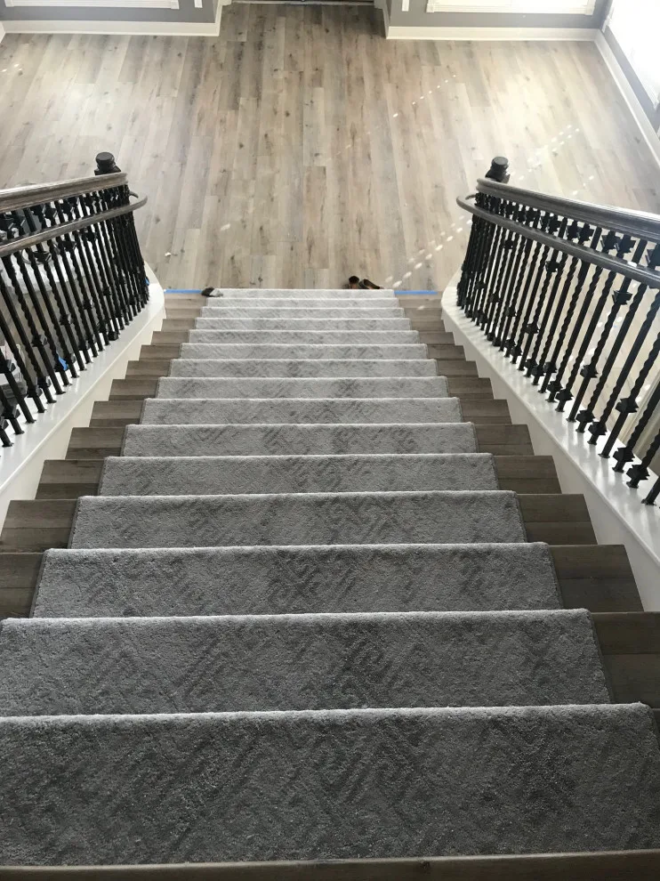 Stairway Designs and Treads for Carpet and Wood by Aggieland Carpet One - Photo 16