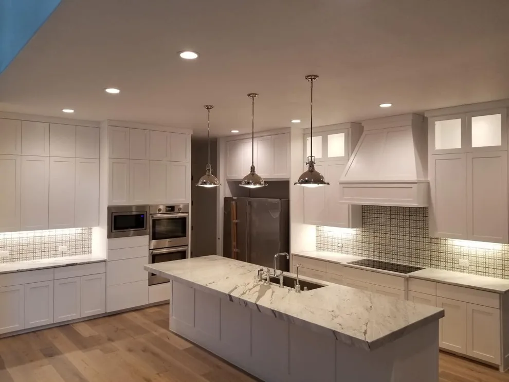 Carrera White Marble Kitchen by Tex-San Granite - Photo 4