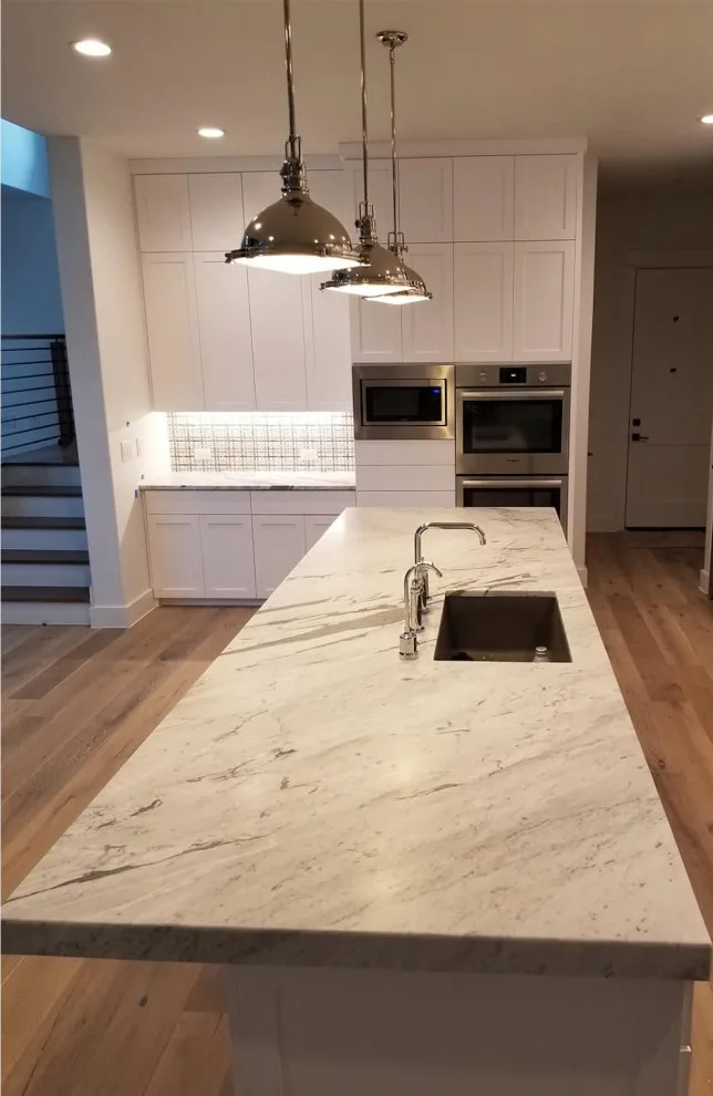 Carrera White Marble Kitchen by Tex-San Granite - Photo 3