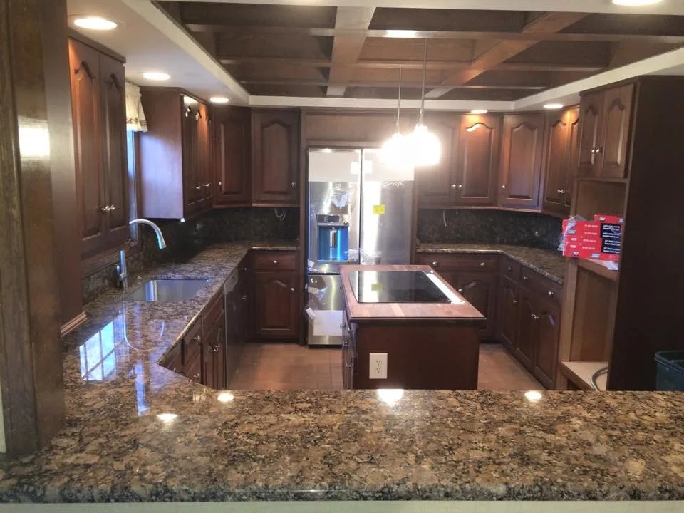 Giallo Fiorito Dark Granite by Indy Custom Stone - Photo 5