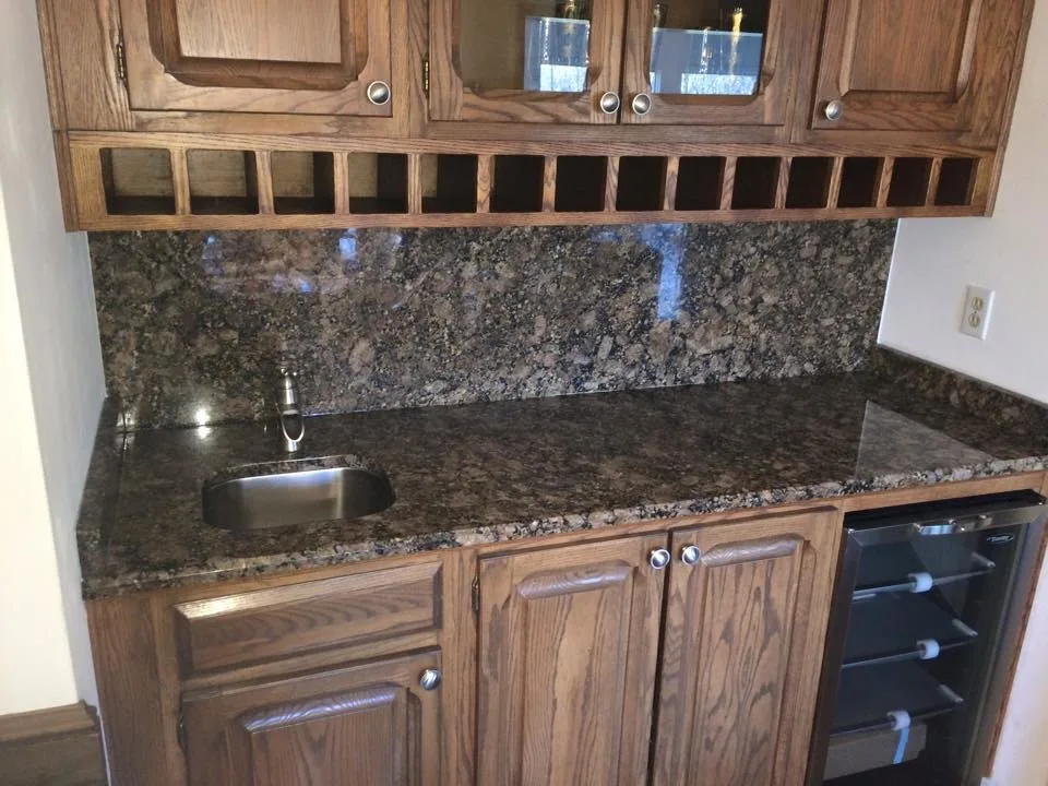 Giallo Fiorito Dark Granite by Indy Custom Stone - Photo 7