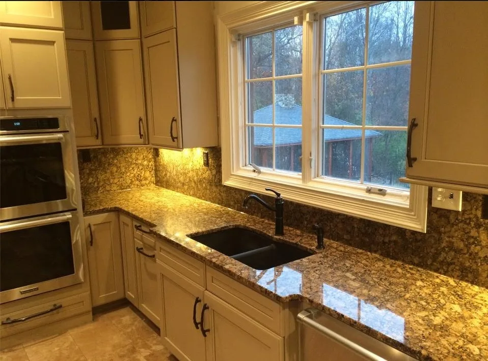 Giallo Fiorito Dark Granite by Indy Custom Stone - Photo 6