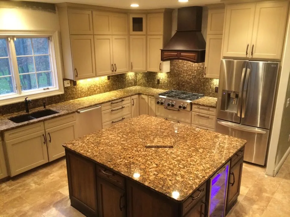 Giallo Fiorito Dark Granite by Indy Custom Stone - Photo 3