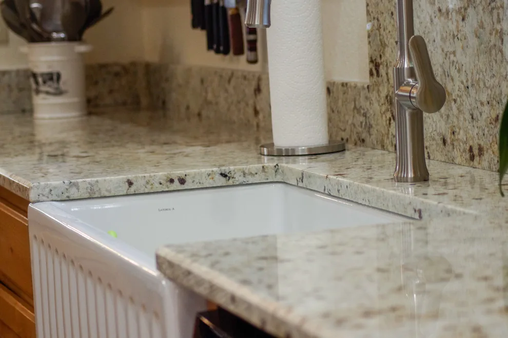 Colonial-Style Cream Kitchen by Keystone Granite - Photo 3