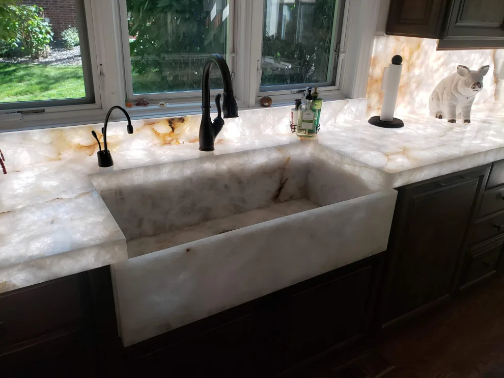 Illuminated Crystal Kitchen by Granite And Marble Designs Inc - Photo 4