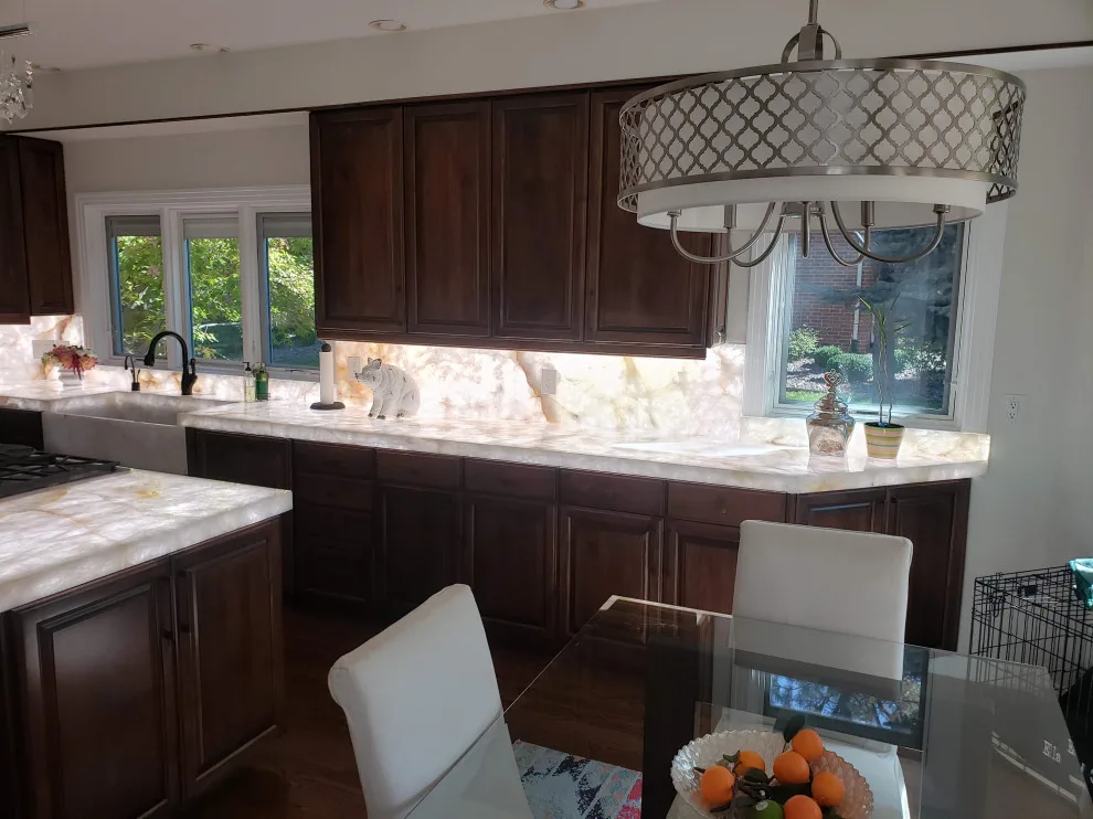 Illuminated Crystal Kitchen by Granite And Marble Designs Inc - Photo 3