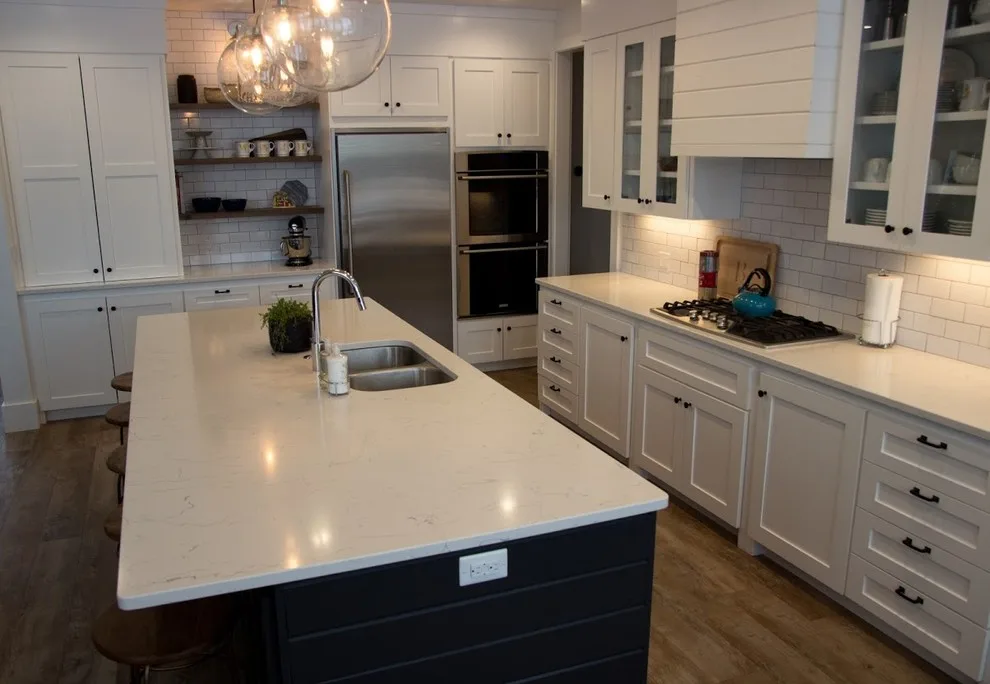 Quartz Countertop Renovation for Farmhouse by Custom Counter Tops, Inc - Photo 3